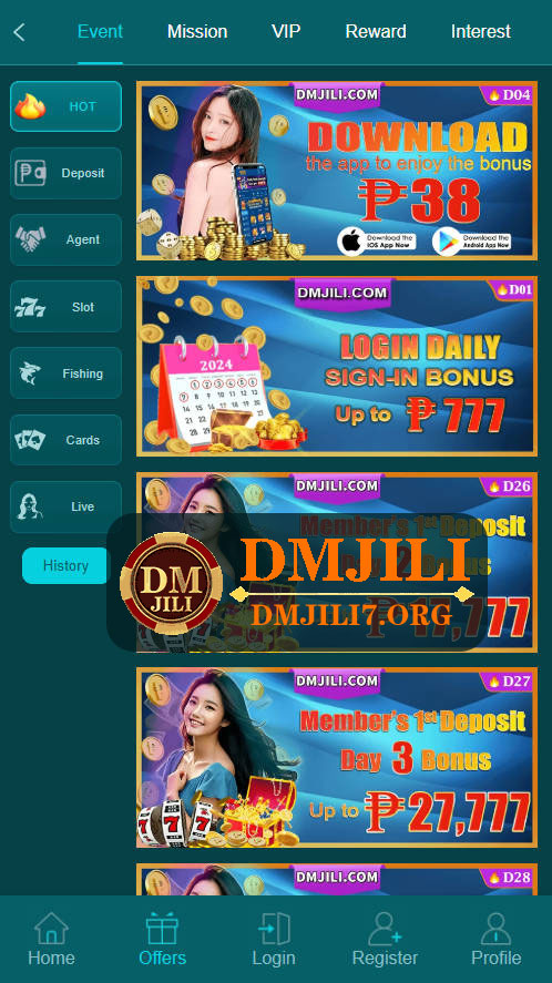 Dmjili VIP Rewards and Loyalty Points